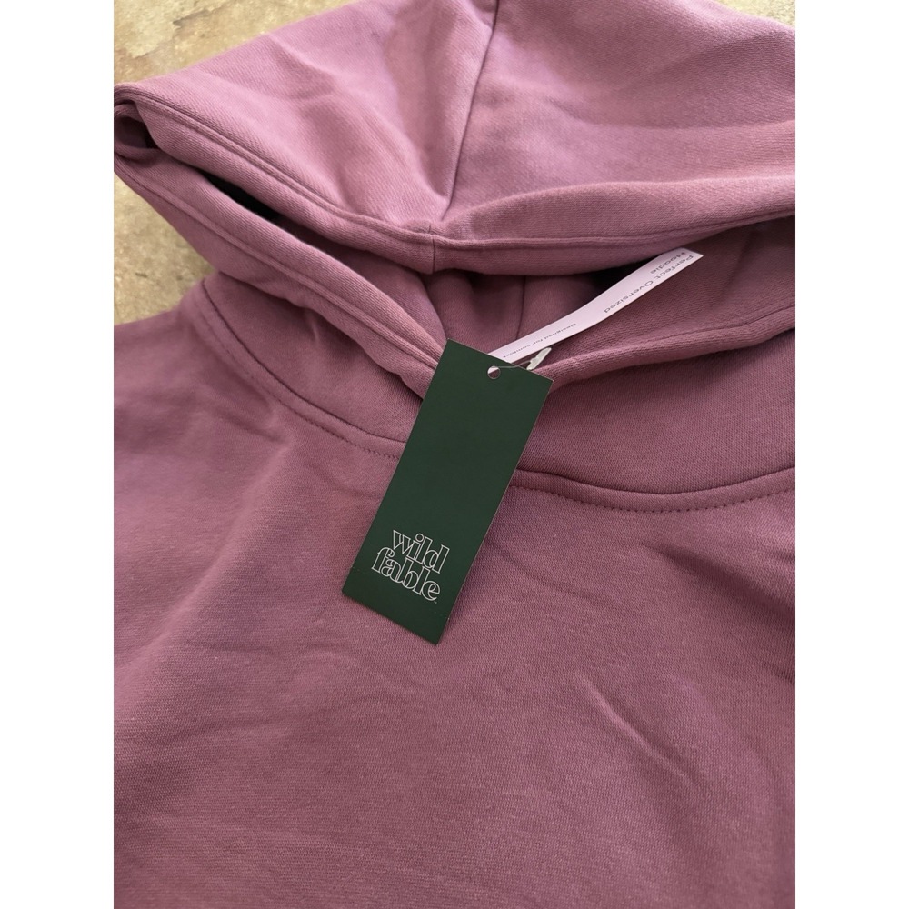 Women's Wild Fable Pink Mauve Comfy Club Oversized Hoodie Size XXS NWT - Picture 5 of 6